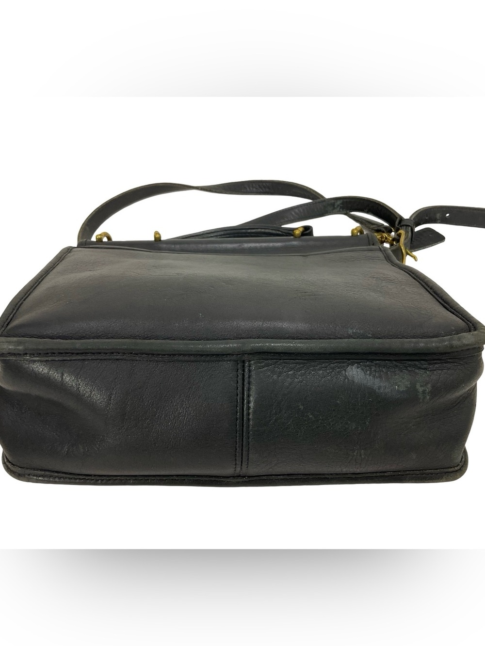 Vintage  Coach Black Willis Satchel Crossbody Bag 1990’s - Picture 8 of 16
